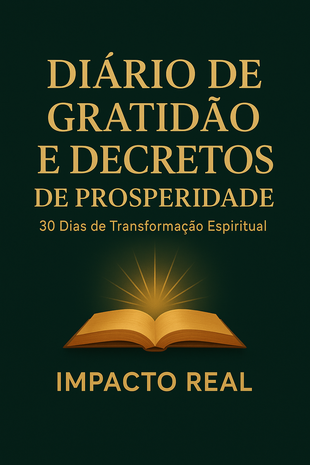 Diário de Gratidão e Decretos de Prosperidade